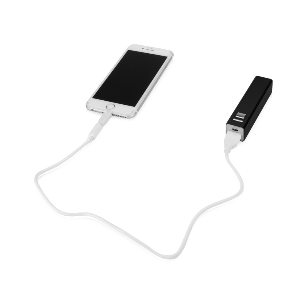 Портативное зарядное устройство "Спейс", 3000 mAh, черный