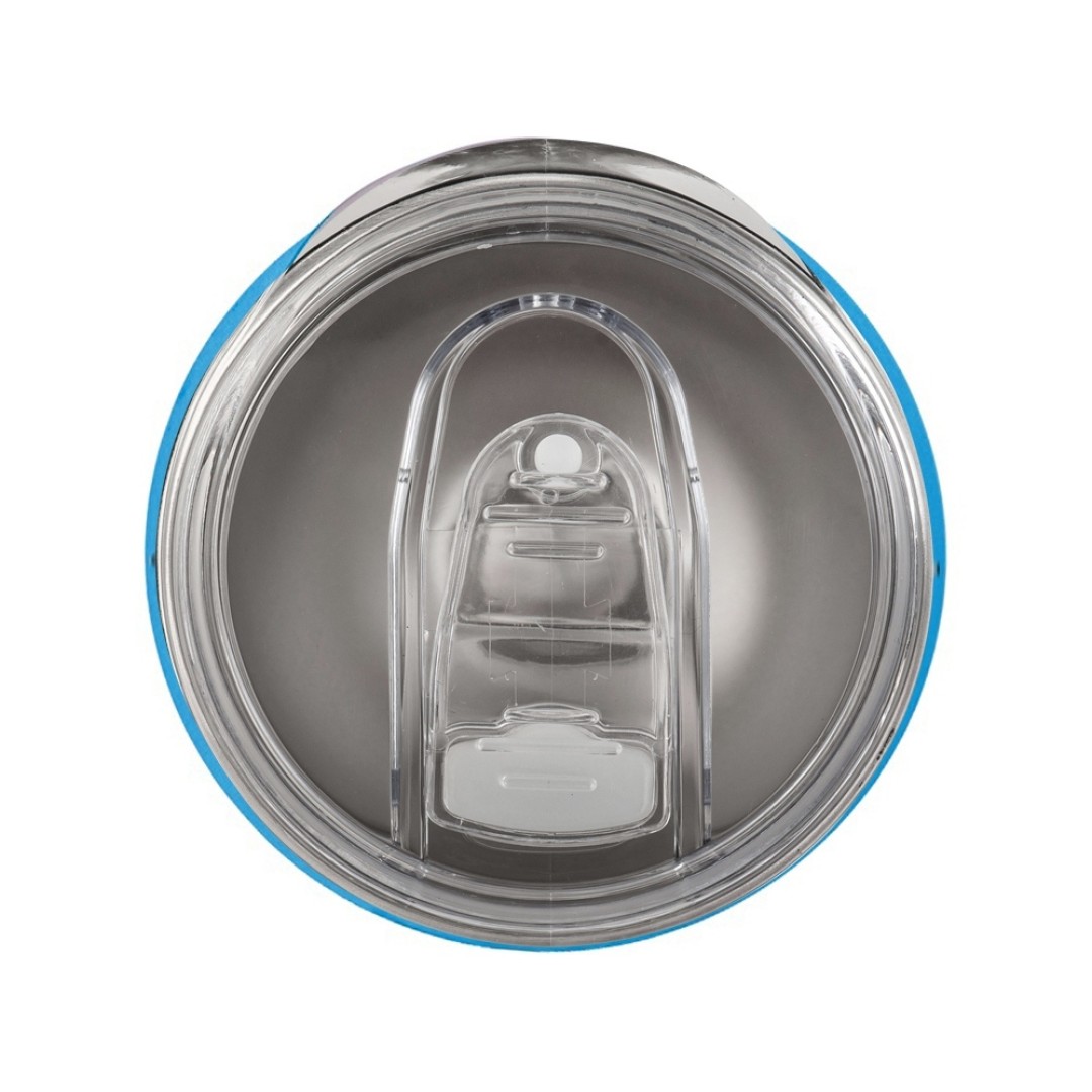 Вакуумная термокружка "Sense", непротекаемая крышка, крафтовая упаковка, голубой