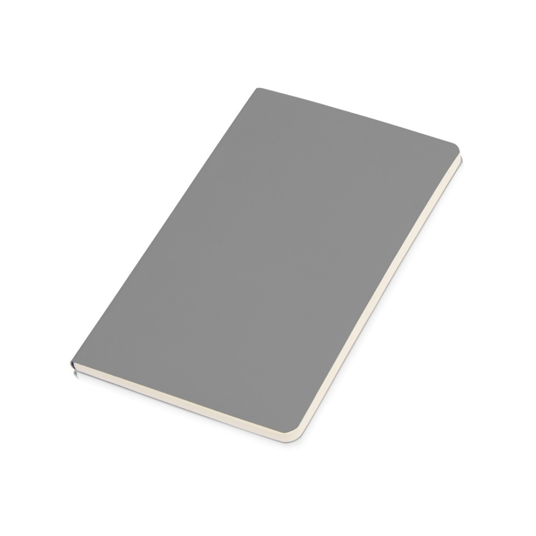 Блокнот А5 "Softy" 13*20,6 см в мягкой обложке, серый (Р)