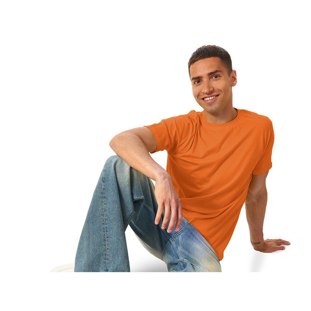 Футболка "Super club" мужская, оранжевый