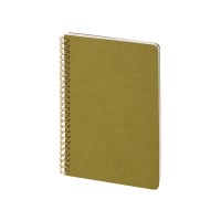 Бизнес тетрадь на гребне А5 "Pragmatic", 60 листов в клетку, зеленый хаки