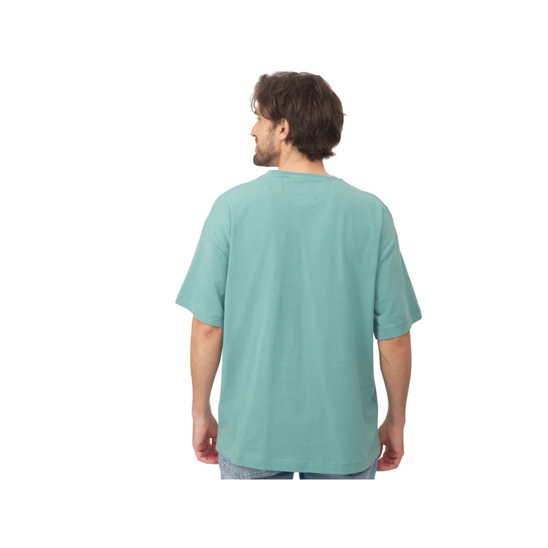 Футболка оверсайз «Vienna» унисекс , припылено-бирюзовый