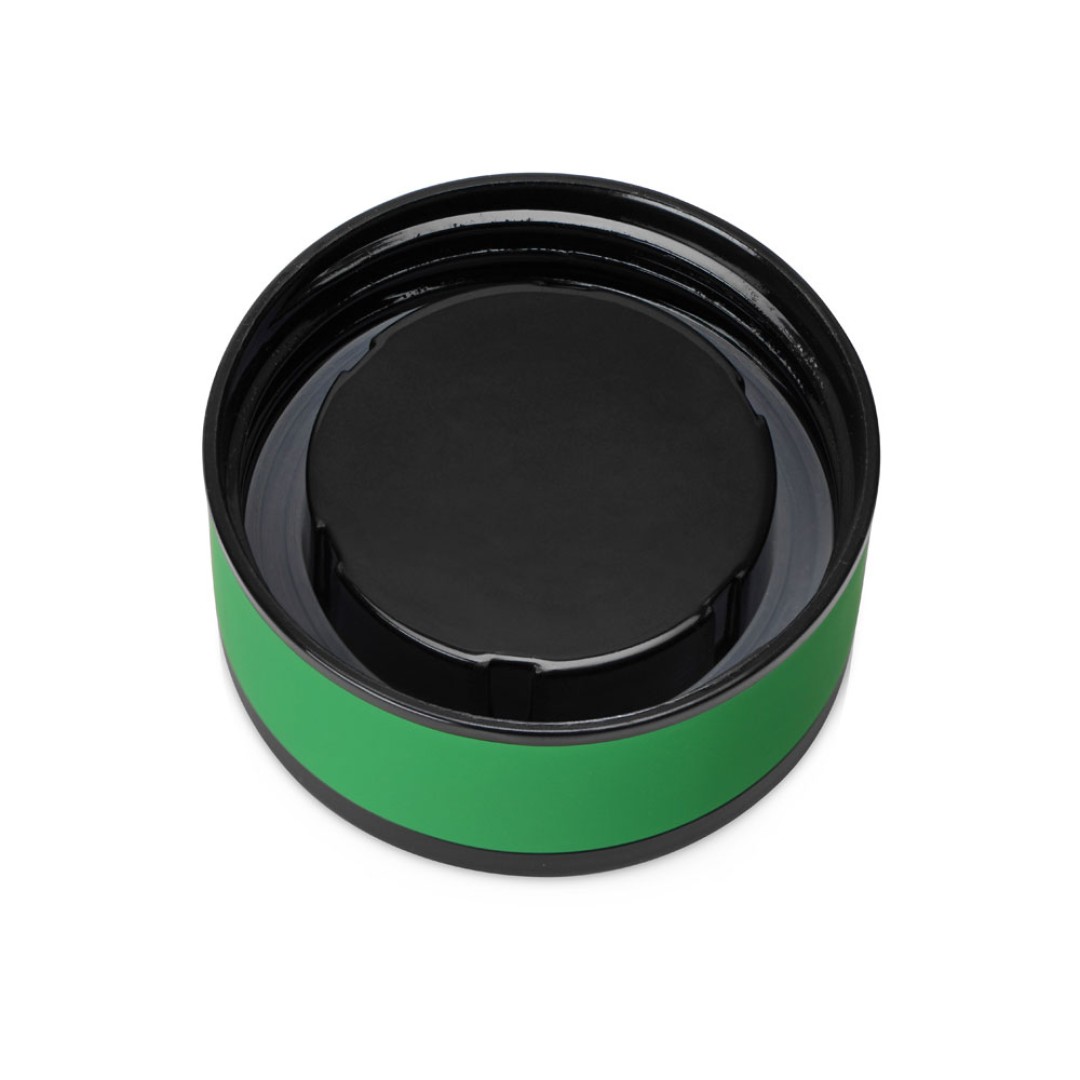 Термос «Confident» с покрытием soft-touch 420мл, зеленый