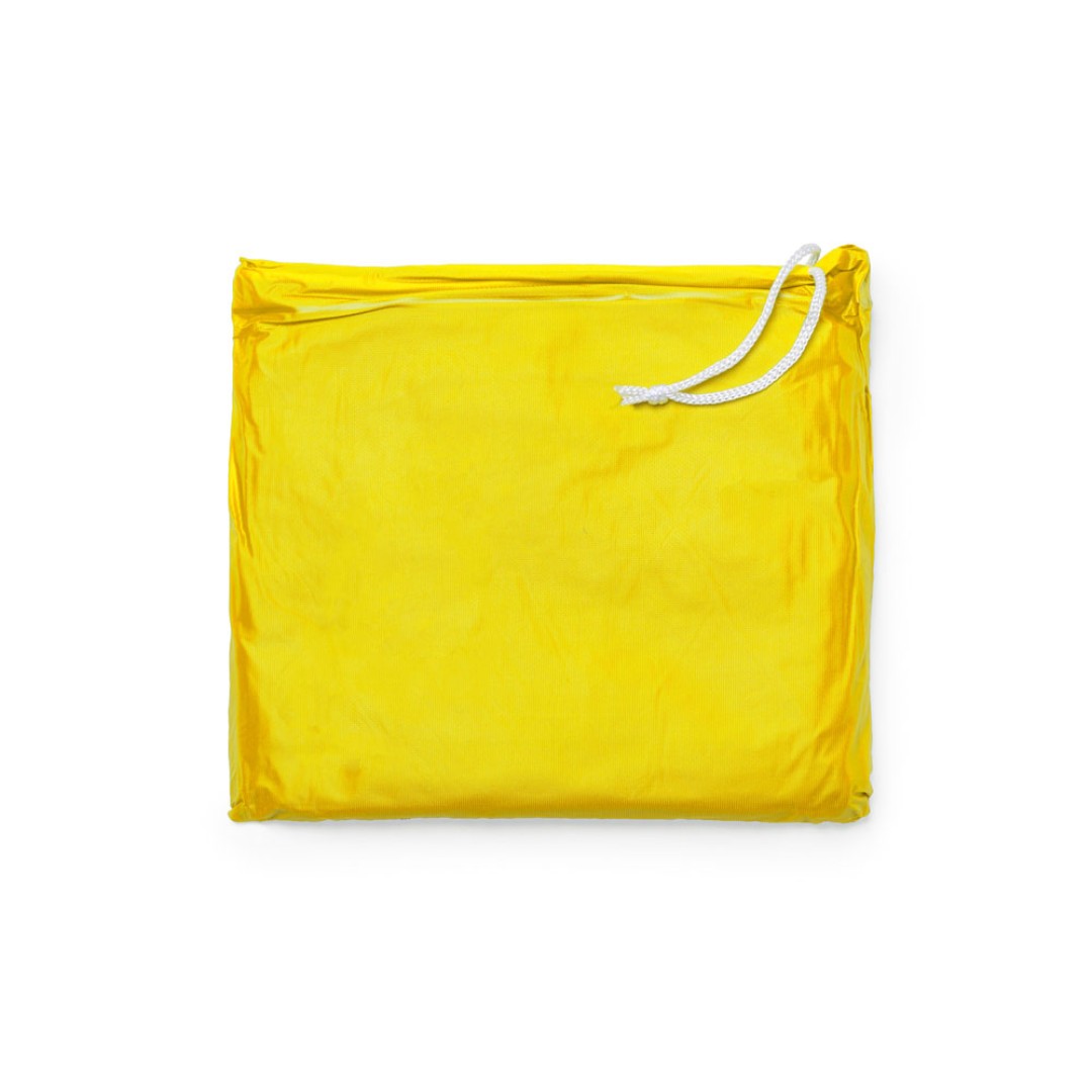 Складное водонепроницаемое пончо DAMPER, желтый