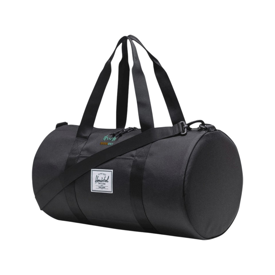 Herschel Classic™ спортивная сумка из переработанного материала объемом 27 л - сплошной черный