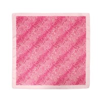 Платок розовый 500*515 мм в подарочном мешке