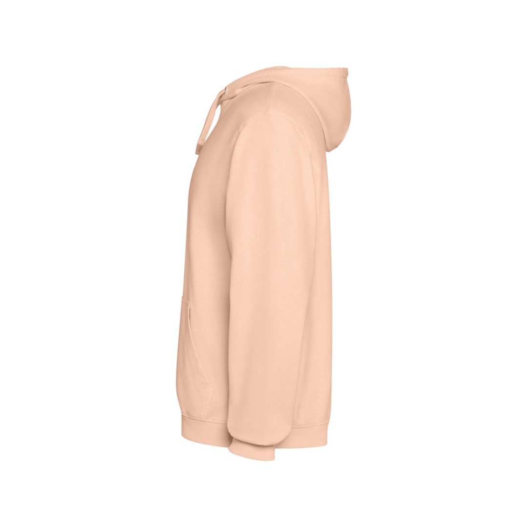 Толстовка с капюшоном «KENIA» унисекс, светло-абрикосовый выстиранный