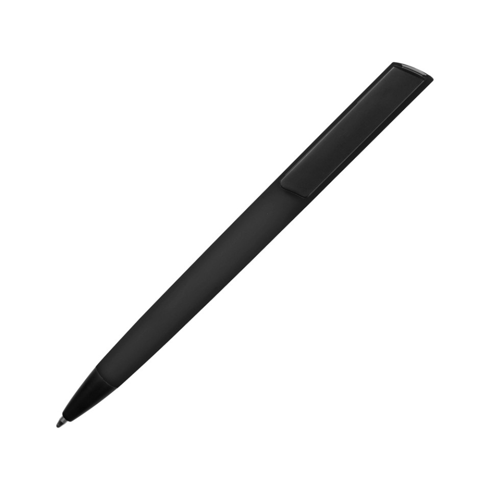 Ручка пластиковая soft-touch шариковая «Taper», черный