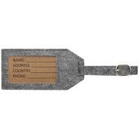 Багажная бирка Tie - Серый