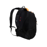 Рюкзак TORBER ROCKIT черный/оранжевый, полиэстер/добби, 32x15x46 см, 22 л