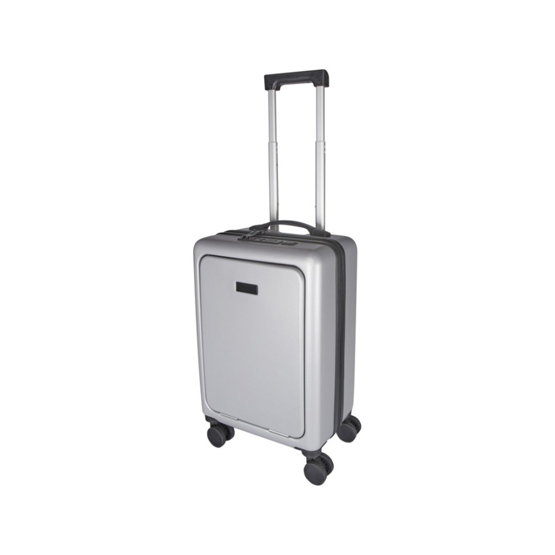 Rover Pro 20-дюймовый чемодан на колесах из материалов, переработанных согласно стандарту GRS, объемом 40 л - Серебряный