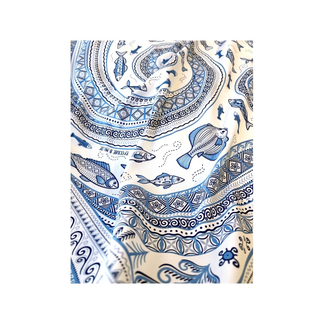 Платок "Белое море. Мезень"