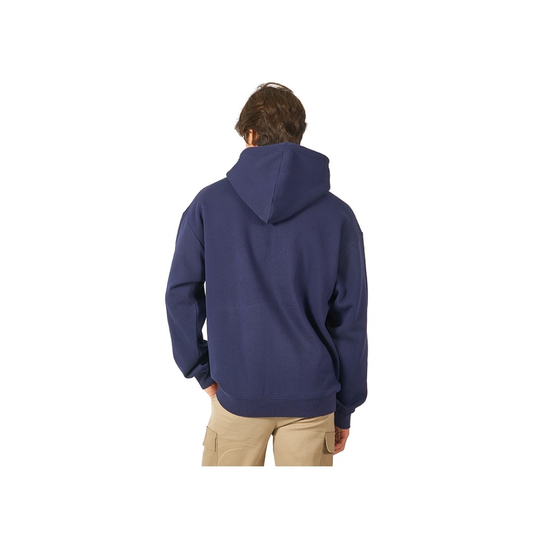 Толстовка с капюшоном оверсайз «Berlin» унисекс, темно-синий