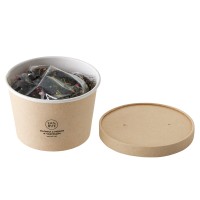 Чай черный "Малина с медом и чабрецом" в картонном стаканчике, 50 гр.