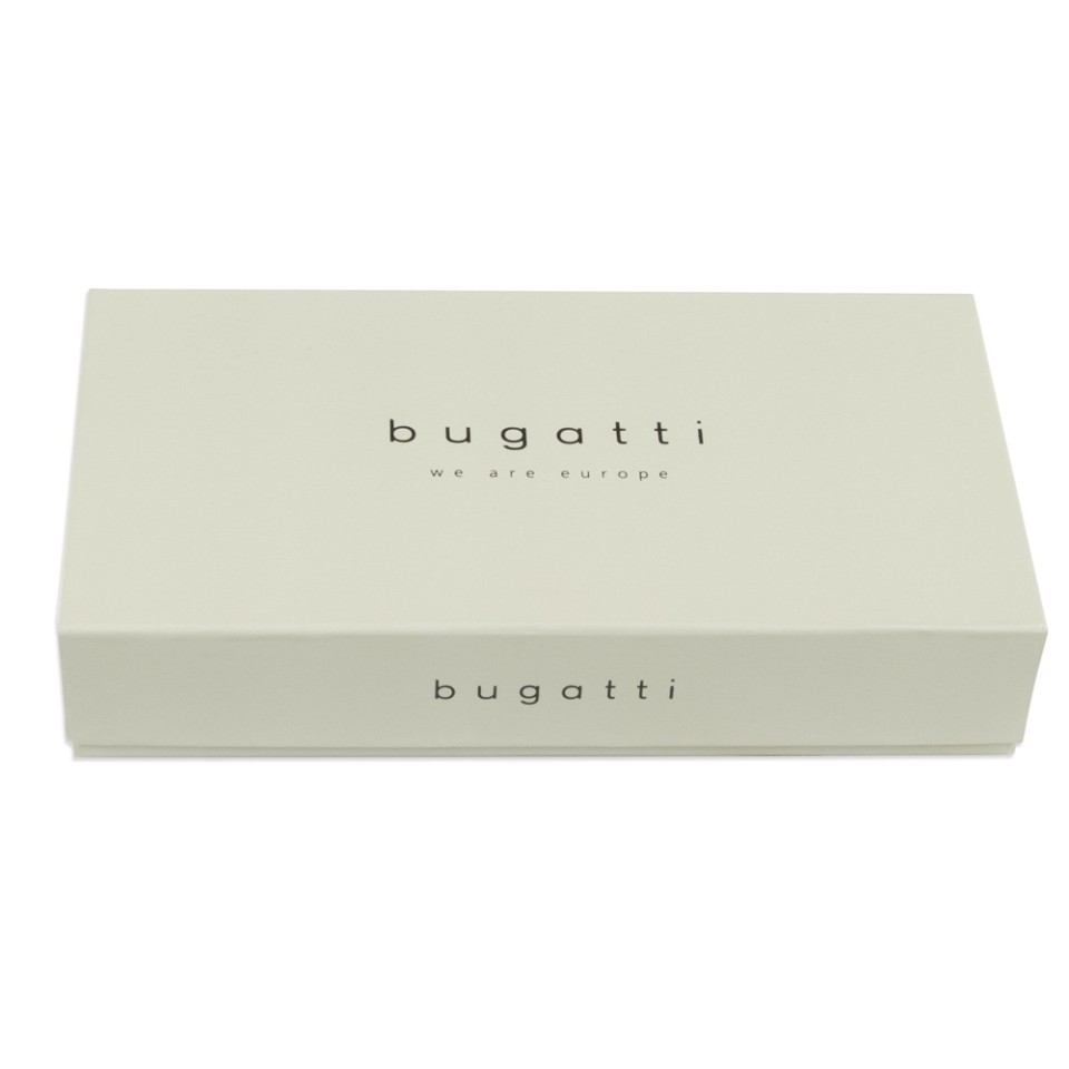 Кошелёк женский BUGATTI Sina, голубой, воловья кожа/полиэстер, 19х3х11 см