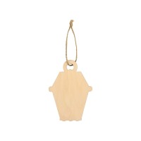 Подвеска деревянная «Новогодний фонарик»