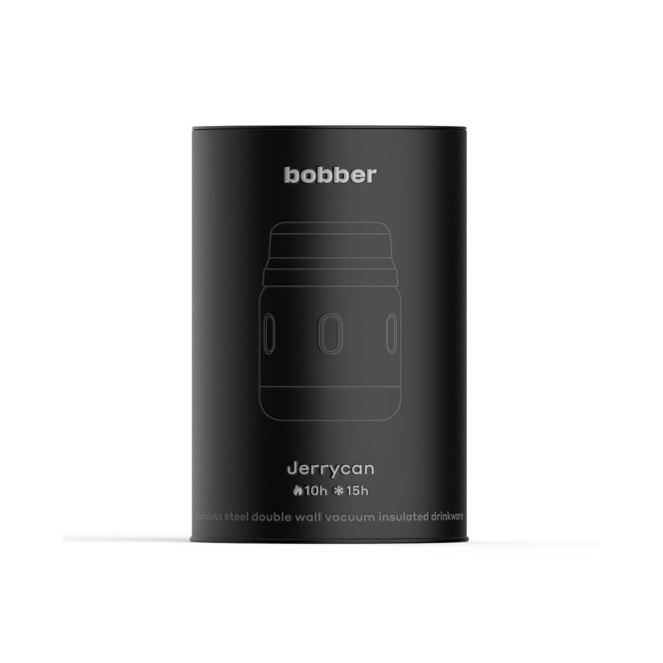Термос для еды, вакуумный, бытовой, тм "bobber". Объем 0.47 литра. Артикул Jerrycan-470 Glossy