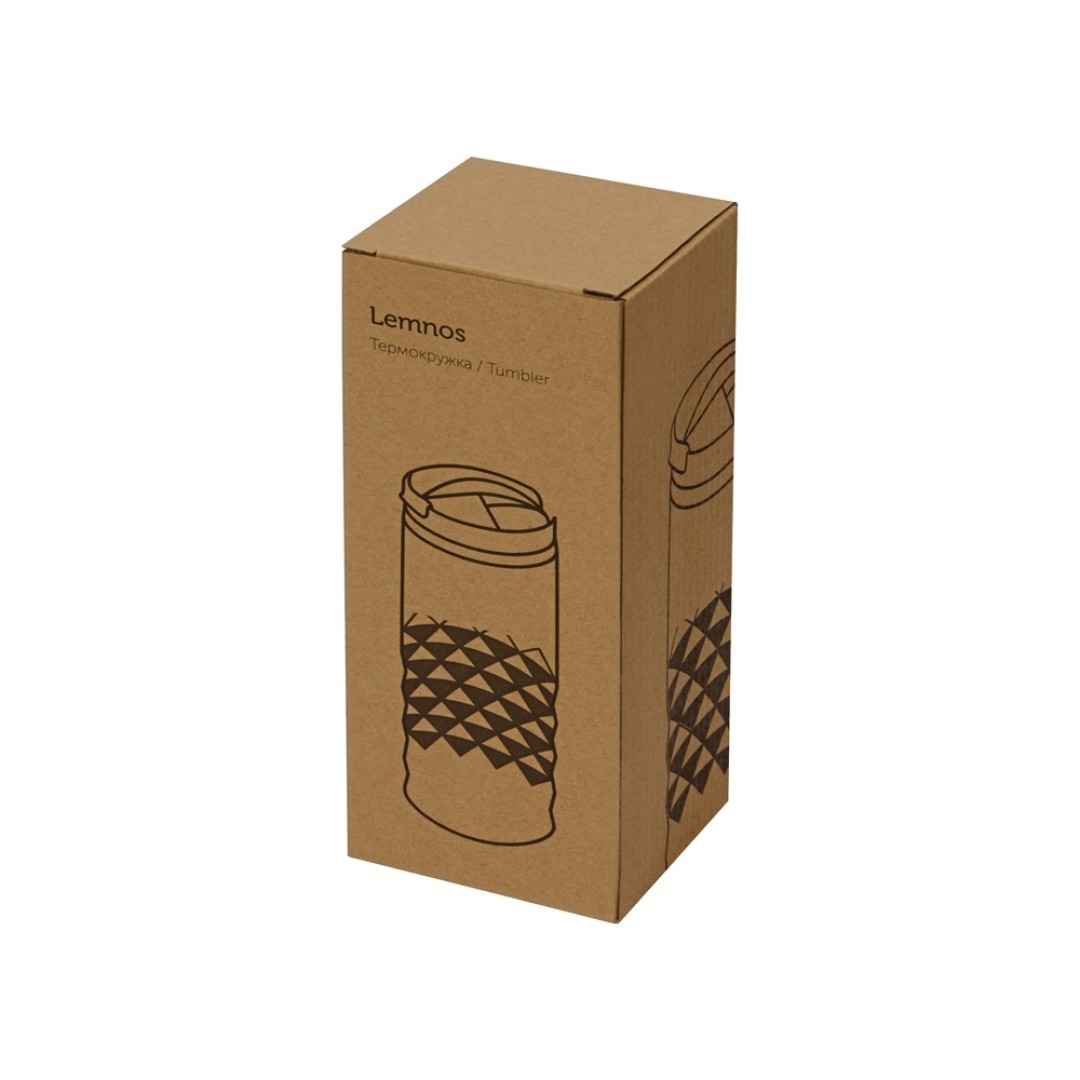 Термокружка "Lemnos" 350 мл, серый