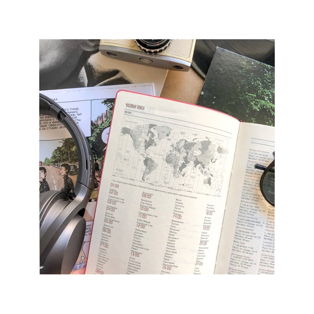 Ежедневник недатированный  А5 "LONDON", черный