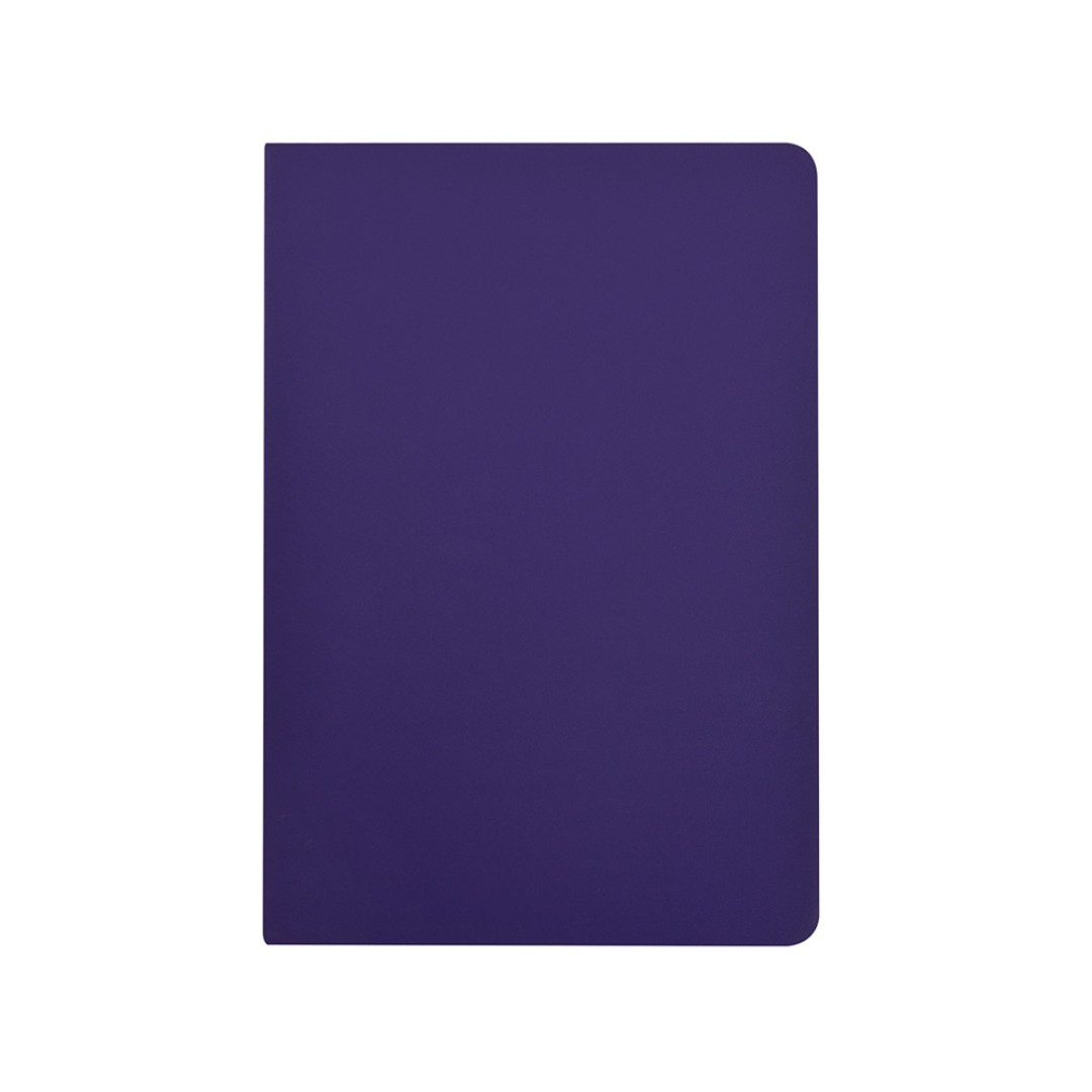 Бизнес-тетрадь А5 "Pragmatic Contrast", 40 листов в клетку, фиолетовый с салатовым срезом