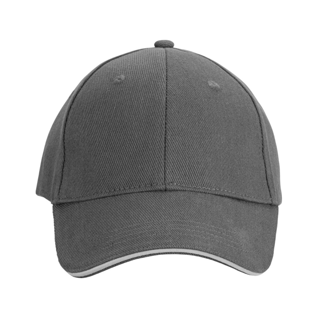 Бейсболка «Cancun», темно-серый/белый