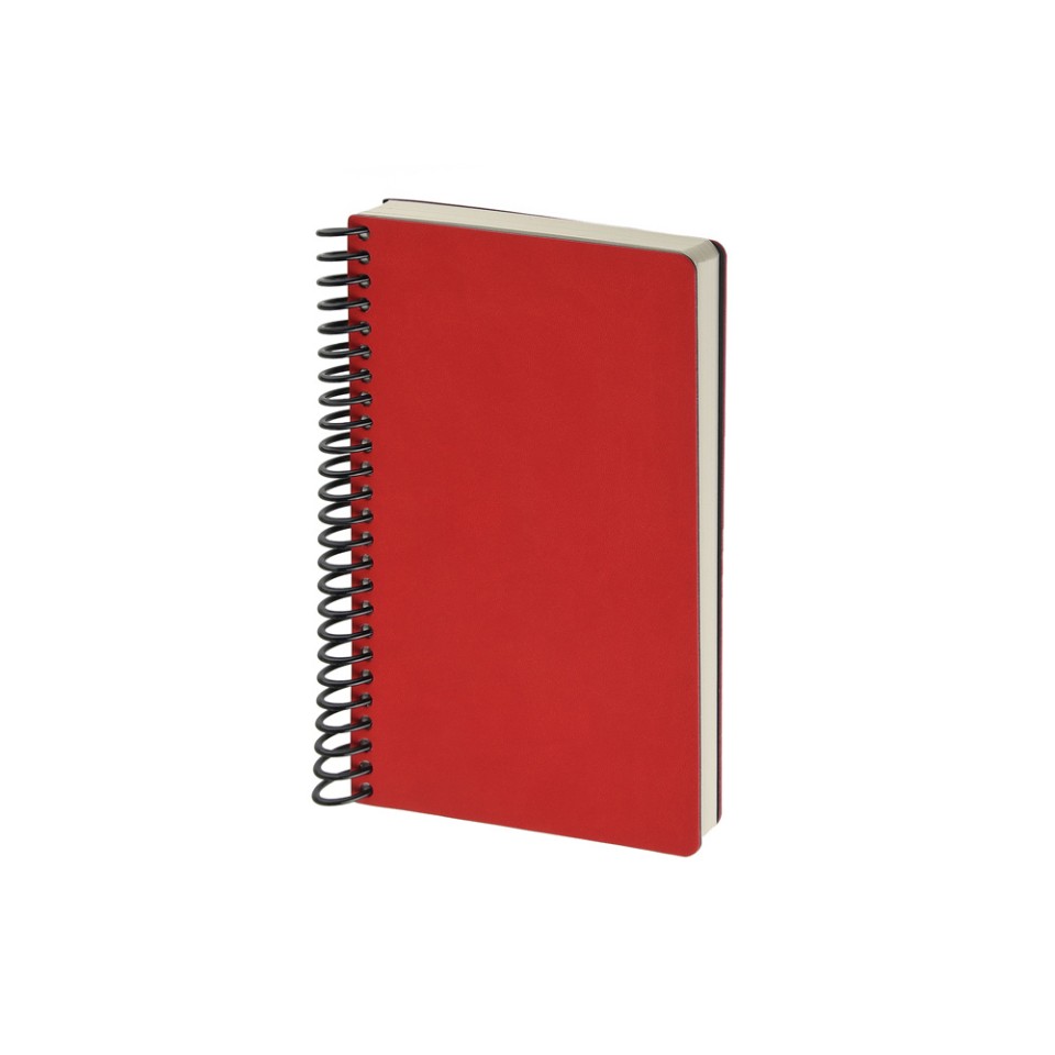 Ежедневник недатированный на спирали А5 "Agenda", красный (Р)