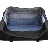 Сумка дорожная TORBER Mobi, чёрная, полиэстер 900D с PU покрытием, 65 х 37 х 34 см