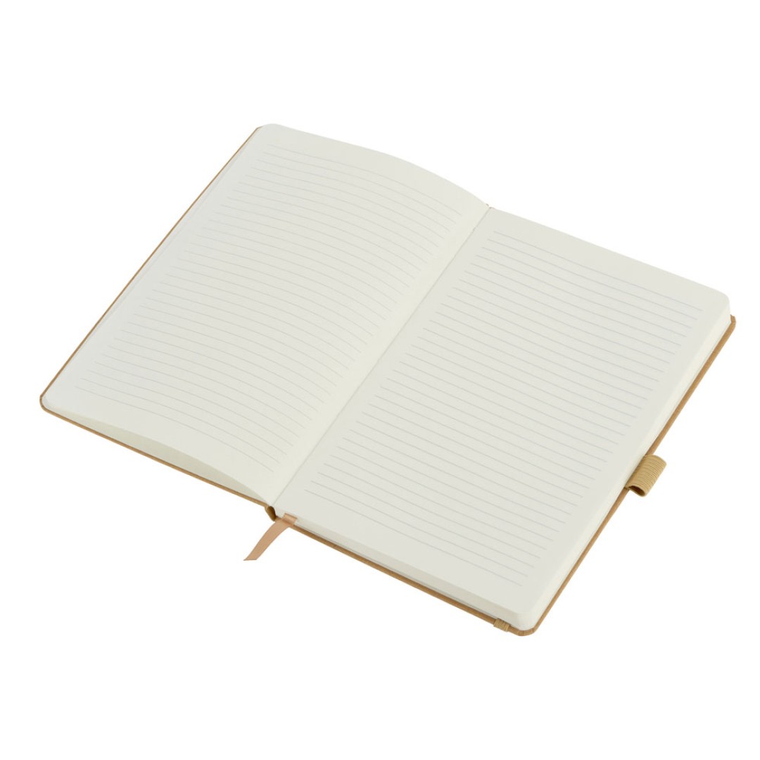 Блокнот "Sevilia Hard", твердая обложка из крафта A5, 80 листов, крафтовый/бежевый