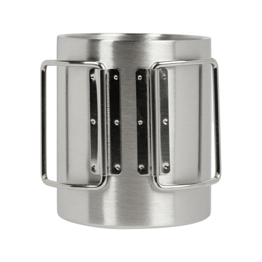 Стальная кружка с двойными стенками и складными ручками "Kamchatka"