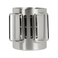 Стальная кружка с двойными стенками и складными ручками "Kamchatka"