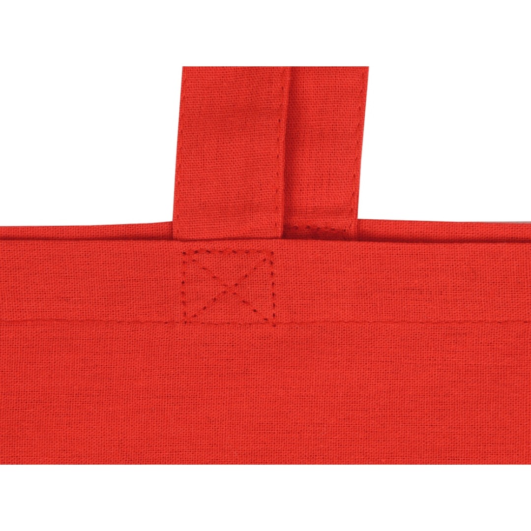 Сумка для шопинга Carryme 140 хлопковая, 140 г/м2, красный