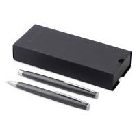 Сет ручек "Roosevelt" шариковая и роллер, цвет оружейной стали