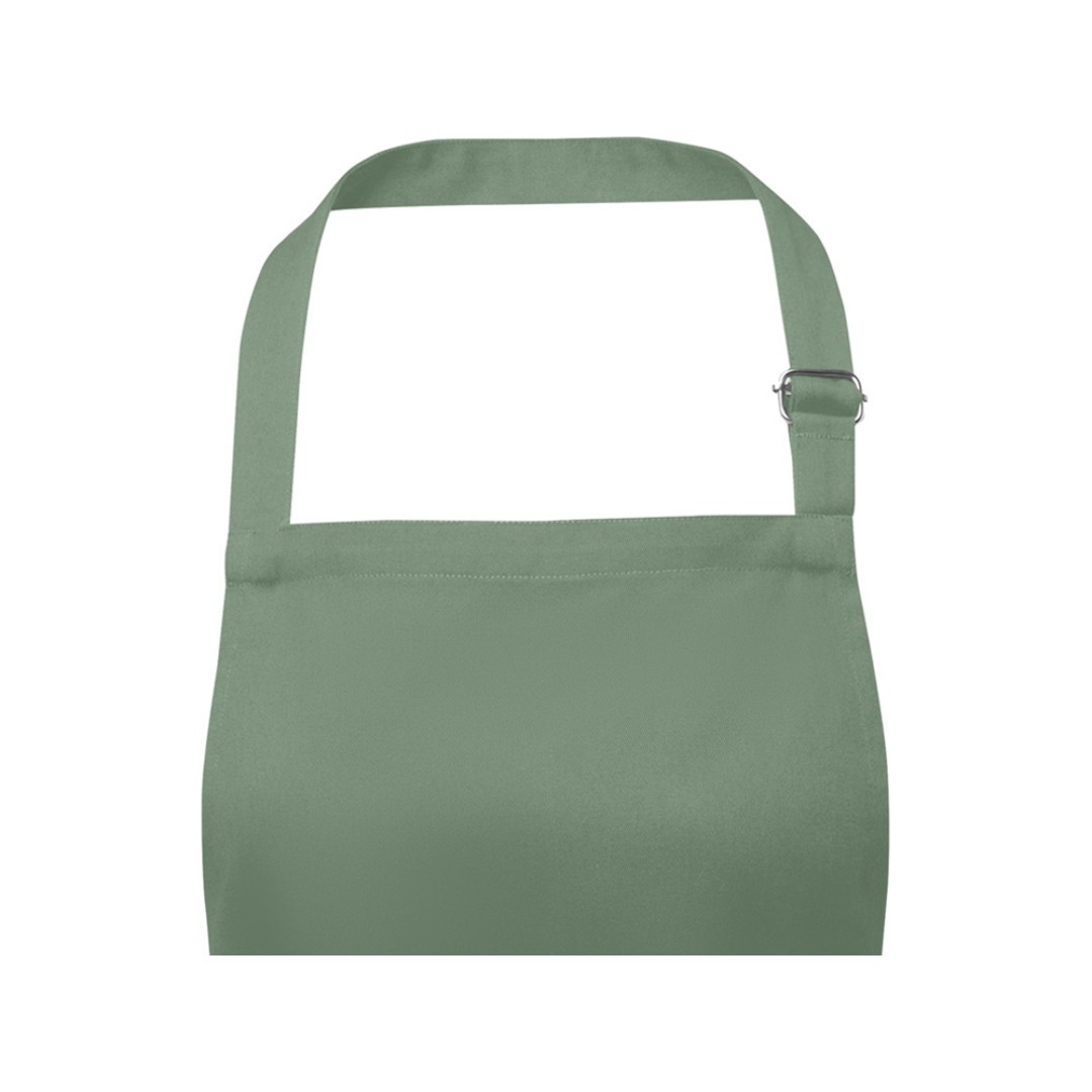 Фартук Andrea плотностью 240 г/м2 с регулируемой завязкой на шее - Зеленый яркий