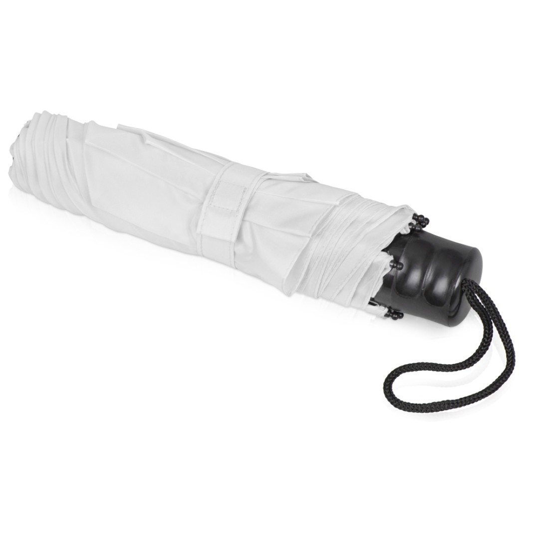 Зонт складной "Columbus", механический, 3 сложения, с чехлом, белый (P)
