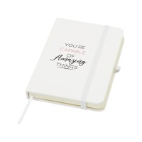 Блокнот Spectrum Plus формата A6 в твердой обложке - Белый