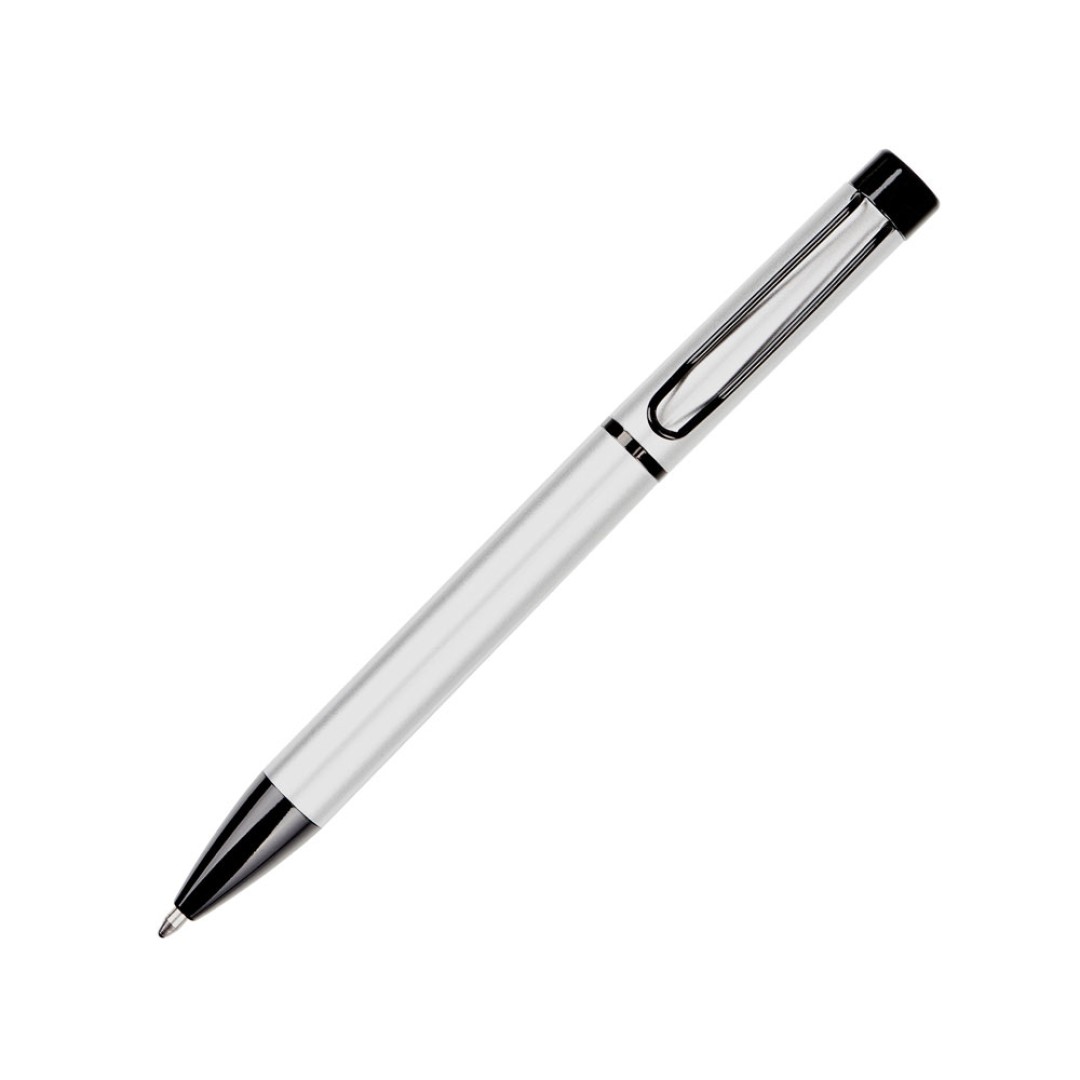 Металлическая шариковая ручка "Black Lama", серебристый