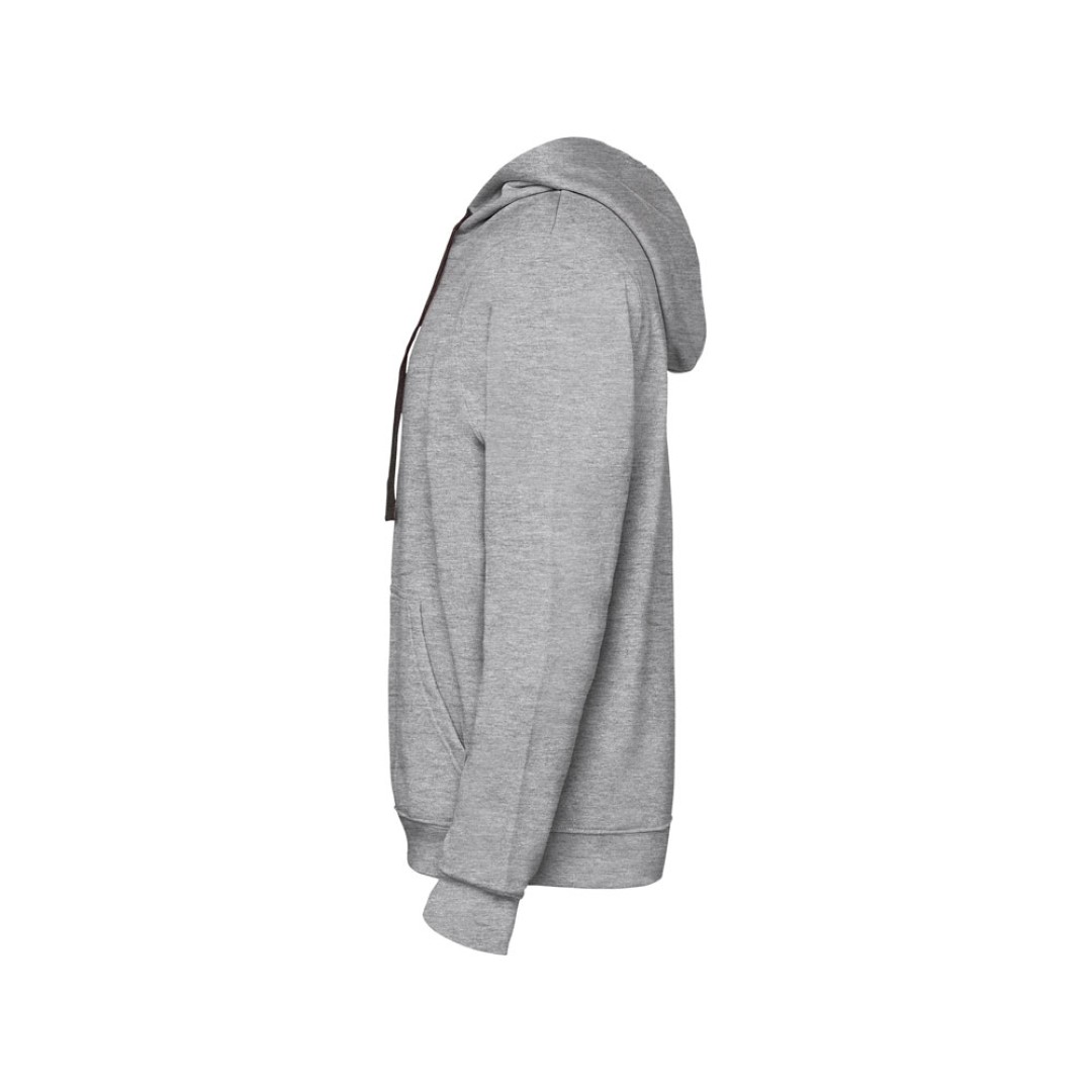 Толстовка с капюшоном "Urban" мужская, серый меланж/черный