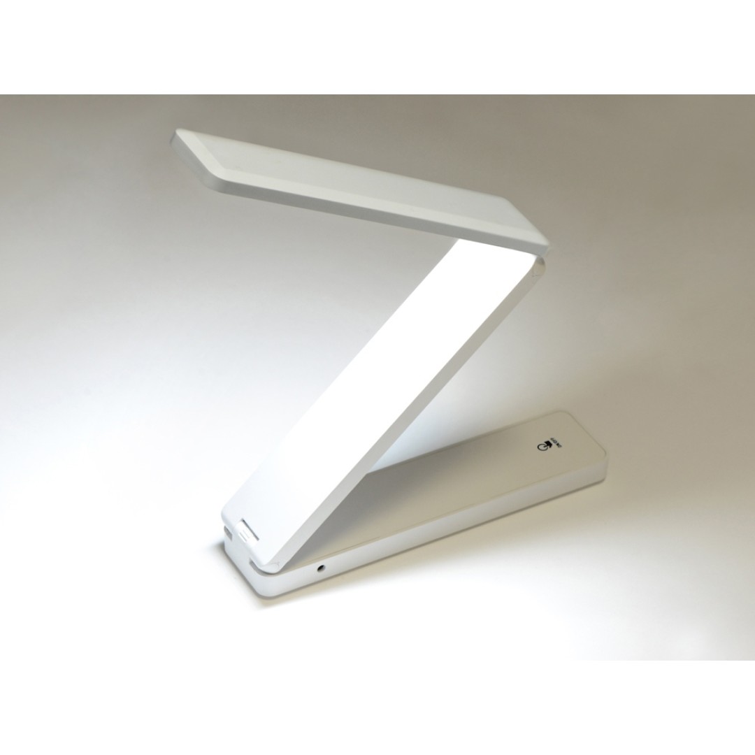 Складывающаяся настольная LED лампа "Stack", белый