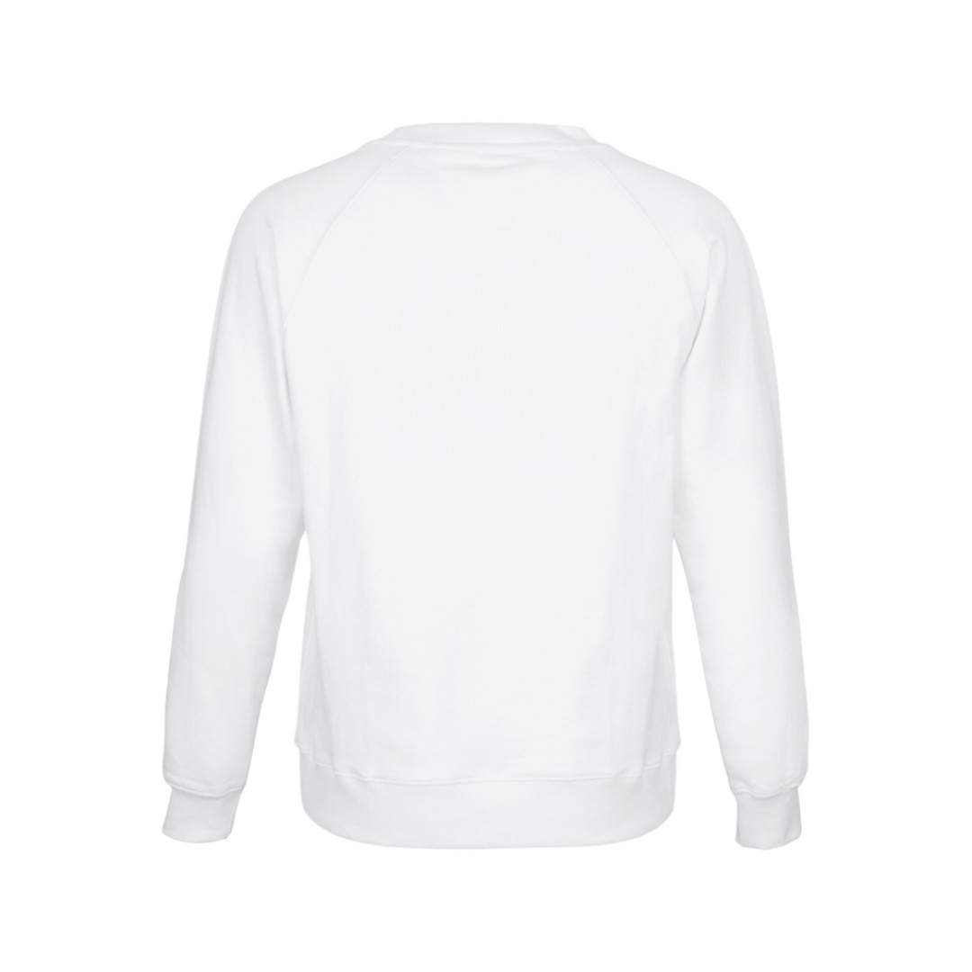 Свитшот оверсайз с рукавом реглан «Belgrade», унисекс, белый