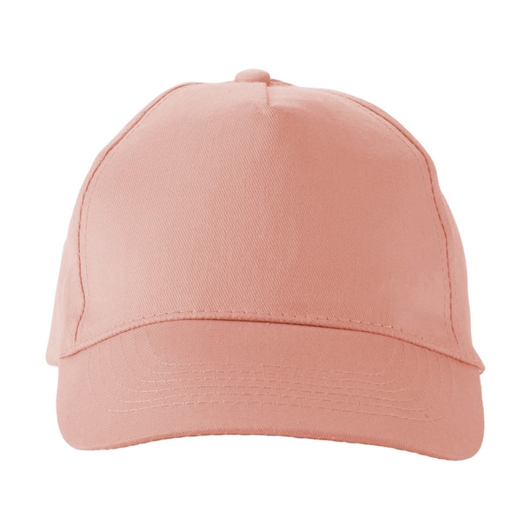 Бейсболка "Memphis" 5-ти панельная 165 гр, лососевый