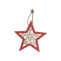 Подвеска деревянная "Звездочка"