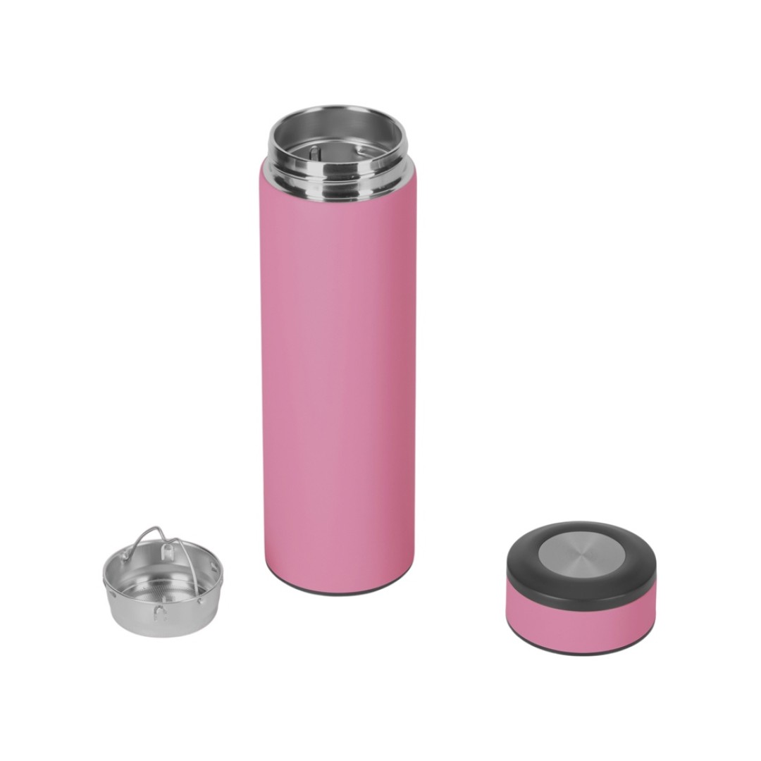 Термос «Confident» с покрытием soft-touch 420мл, пыльная роза