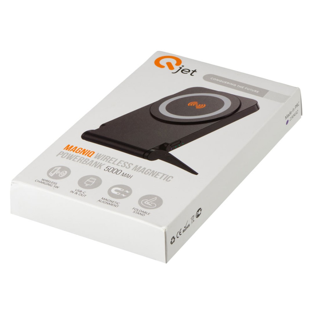 Внешний магнитный аккумулятор "MagnIQ", синий, 5000 mAh