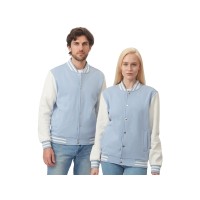 Бомбер «Oxford», небесно-голубой/молочный, унисекс