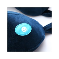 Подушка для путешествий со встроенным массажером "Massage Tranquility Pillow", синий