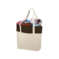 Сумка на молнии, натуральный/коричневый