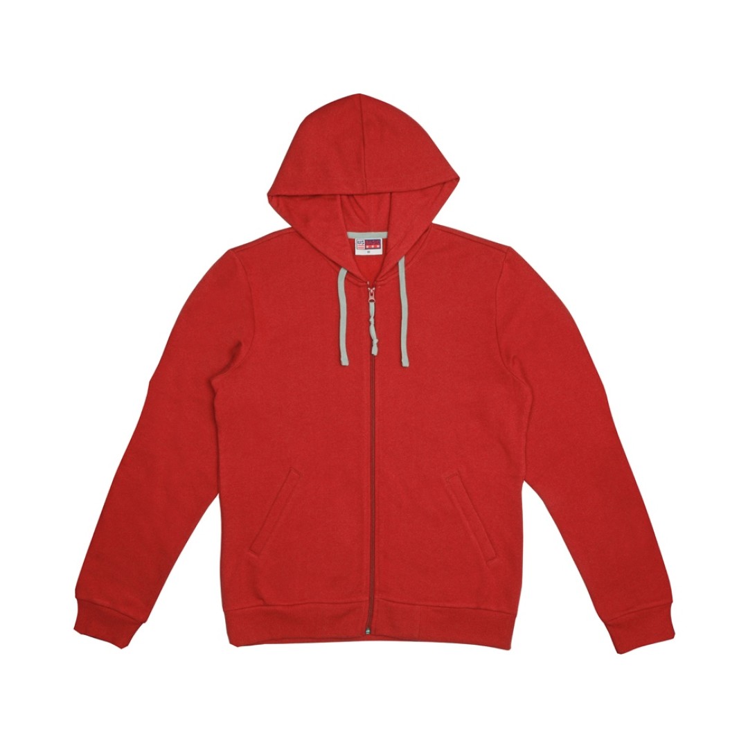 Толстовка на молнии "Perform" женская, красный