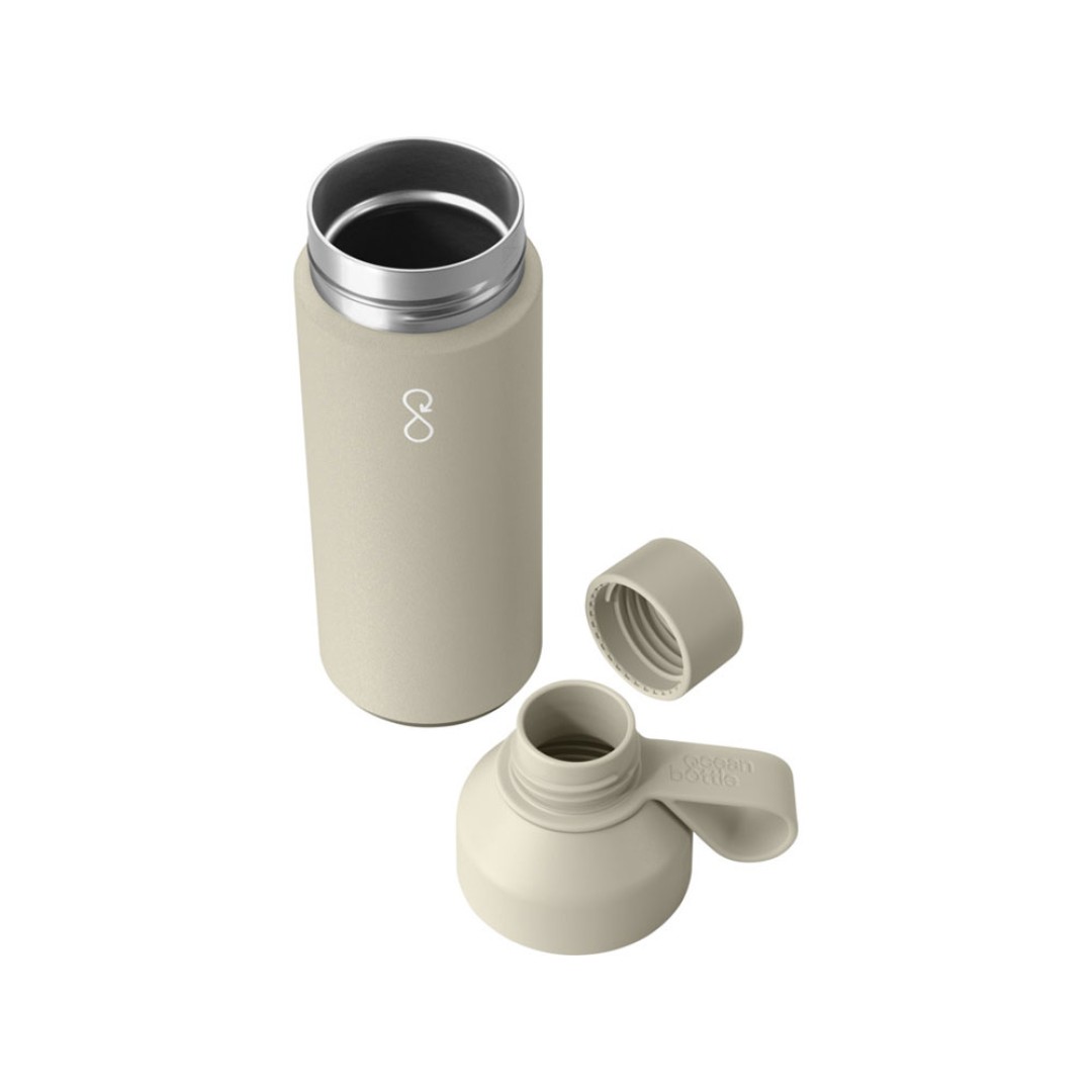 Бутылка для воды Ocean Bottle объемом 500 мл с вакуумной изоляцией - Sandstone