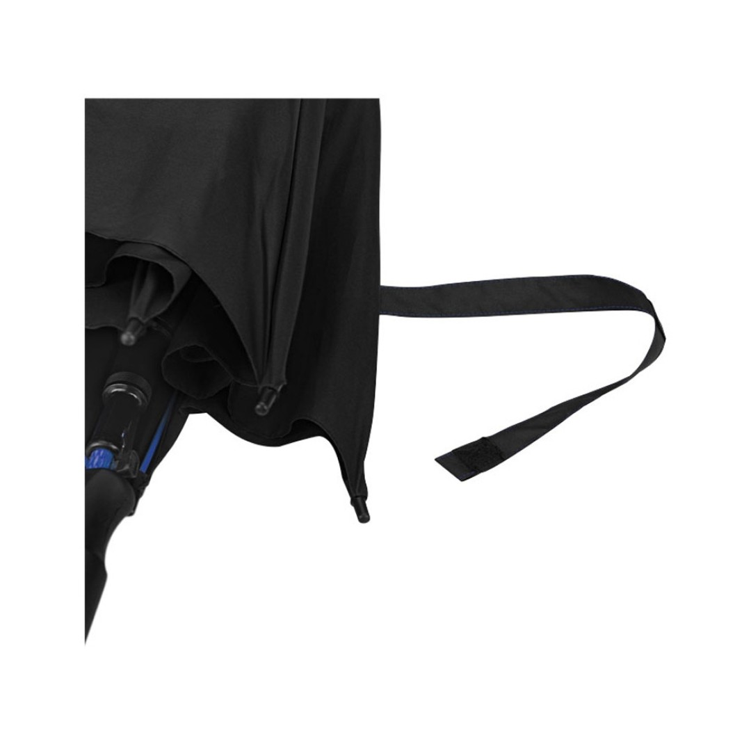 Зонт трость "Spark" полуавтомат 23", черный/синий