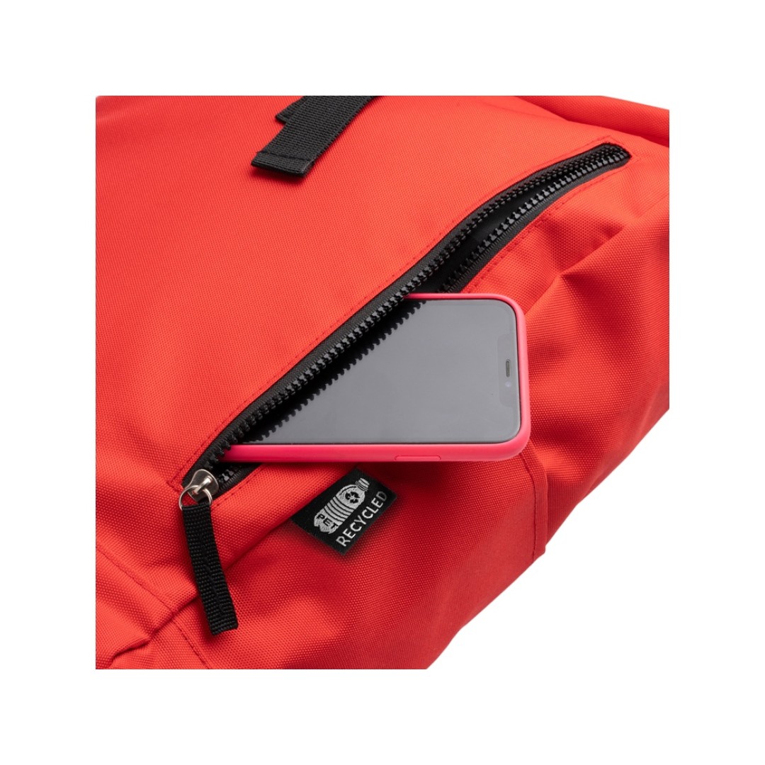 Рюкзак из RPET полиэстера DRONTE, красный